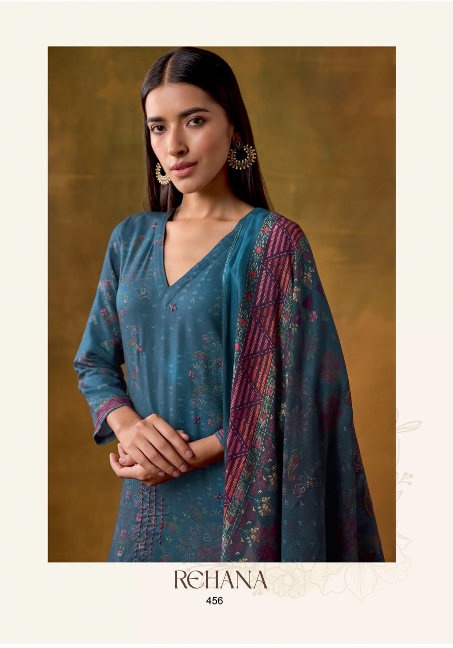 Rehana By Sahiba Staple Twill Printed Dress Material Wholesale Shop In Surat